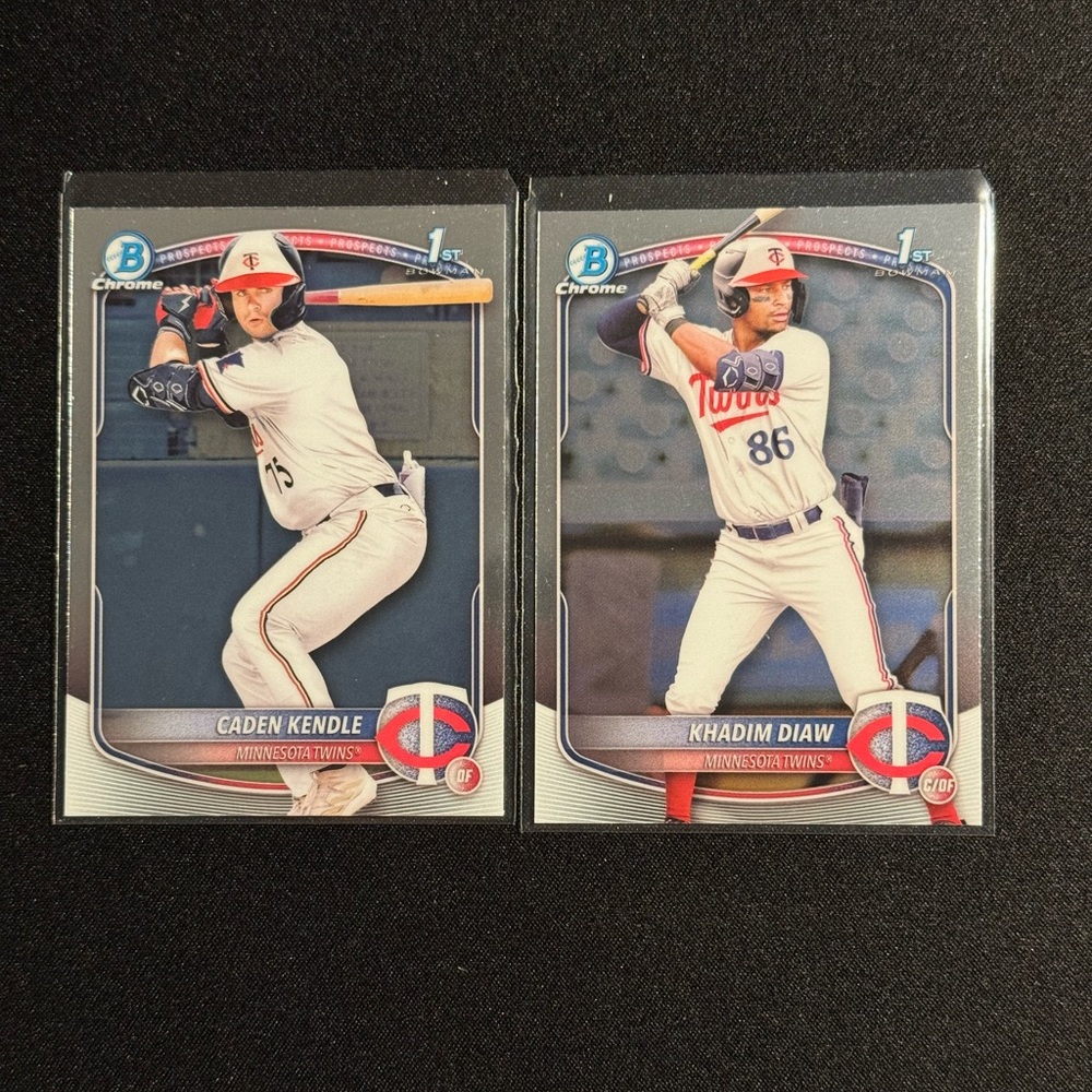 2025 Bowman - Chrome 1st Prospects - Minnesota Twins - Lot of 2